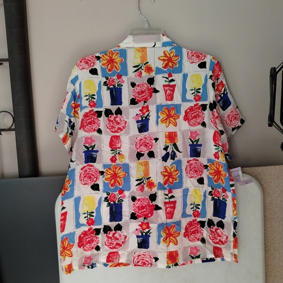 Vintage NWT Nora Noh Blouse sz L - Picture 8 of 8